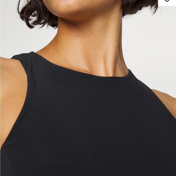 NWT MaxMara Leisure Angola Jersey Sleeveless Midi Dress in Black - Picture 4 of 8